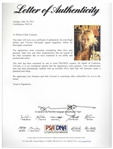 Hugh Hefner Signed ''Playboy'' Magazine -- Also Signed by Playmate of the Year Victoria Silvstedt -- With PSA/DNA COA